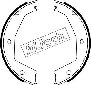 Fri.Tech. 1048.002 - Комплект тормозов, ручник, парковка autosila-amz.com