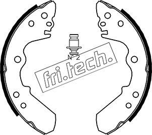 Fri.Tech. 1047.371 - Комплект тормозных колодок, барабанные autosila-amz.com
