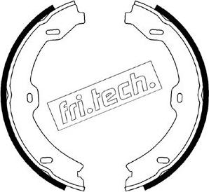 Fri.Tech. 1052.134 - Комплект тормозов, ручник, парковка autosila-amz.com