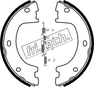 Fri.Tech. 1052.136K - Комплект тормозов, ручник, парковка autosila-amz.com