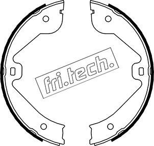 Fri.Tech. 1052.131 - Комплект тормозов, ручник, парковка autosila-amz.com