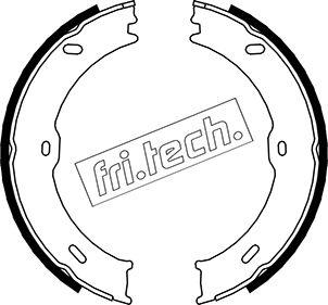 Fri.Tech. 1052.133 - Комплект тормозов, ручник, парковка autosila-amz.com