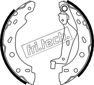 Fri.Tech. 1052.124 - Комплект тормозных колодок, барабанные autosila-amz.com