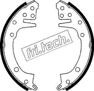 Fri.Tech. 1064.135 - Комплект тормозных колодок, барабанные autosila-amz.com