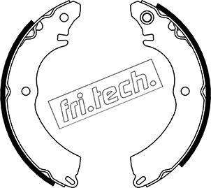 Fri.Tech. 1064.175 - Комплект тормозных колодок, барабанные autosila-amz.com