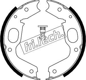 Fri.Tech. 1064.176 - Комплект тормозов, ручник, парковка autosila-amz.com