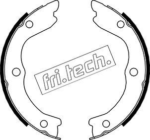 Fri.Tech. 1067.196 - Комплект тормозов, ручник, парковка autosila-amz.com