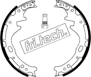 Fri.Tech. 1067.174 - Комплект тормозных колодок, барабанные autosila-amz.com