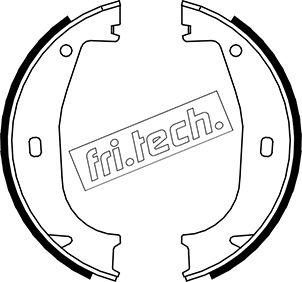 Fri.Tech. 1019.026 - Комплект тормозов, ручник, парковка autosila-amz.com