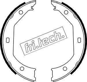 Fri.Tech. 1019.027 - Комплект тормозов, ручник, парковка autosila-amz.com