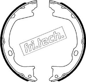 Fri.Tech. 1088.243 - Комплект тормозов, ручник, парковка autosila-amz.com