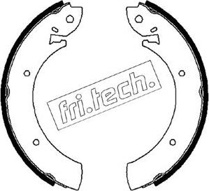 Fri.Tech. 1088.207 - Комплект тормозных колодок, барабанные autosila-amz.com