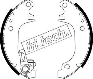 Fri.Tech. 1088.210Y - Комплект тормозных колодок, барабанные autosila-amz.com