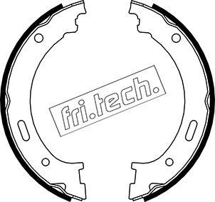 Fri.Tech. 1088.236 - Комплект тормозов, ручник, парковка autosila-amz.com