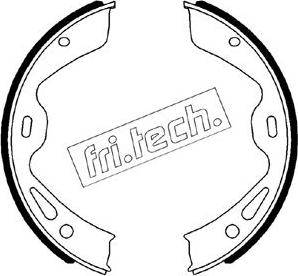 Fri.Tech. 1083.004 - Комплект тормозов, ручник, парковка autosila-amz.com