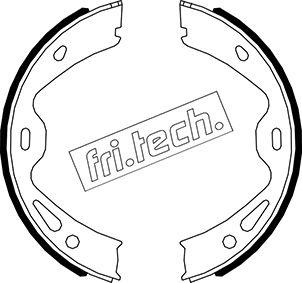 Fri.Tech. 1083.005 - Комплект тормозов, ручник, парковка autosila-amz.com