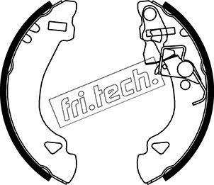 Fri.Tech. 1034.093 - Комплект тормозных колодок, барабанные autosila-amz.com