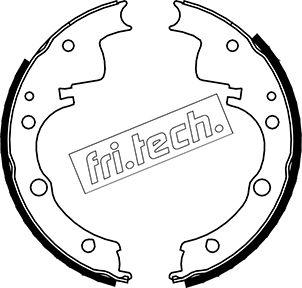 Fri.Tech. 1034.087 - Комплект тормозных колодок, барабанные autosila-amz.com