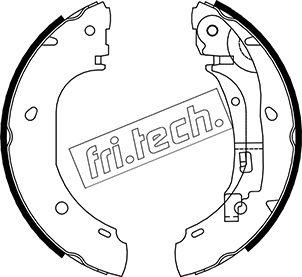 Fri.Tech. 1034.106 - Комплект тормозных колодок, барабанные autosila-amz.com