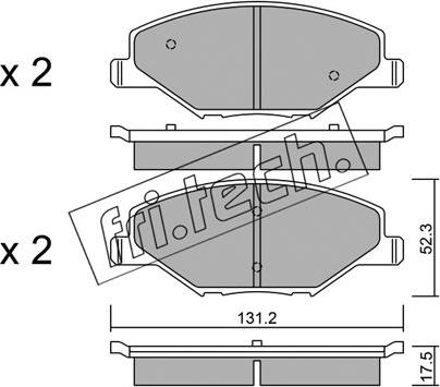 Meyle 252568118 - Тормозные колодки, дисковые, комплект autosila-amz.com