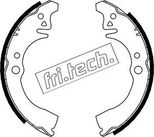 Fri.Tech. 1026.343 - Комплект тормозных колодок, барабанные autosila-amz.com