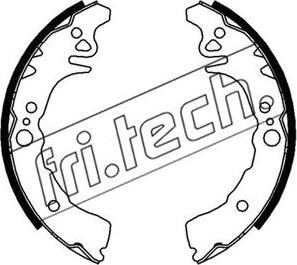 Fri.Tech. 1026.347 - Комплект тормозных колодок, барабанные autosila-amz.com