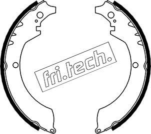 Fri.Tech. 1026.335 - Комплект тормозных колодок, барабанные autosila-amz.com