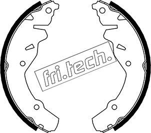 Fri.Tech. 1023.004 - Комплект тормозных колодок, барабанные autosila-amz.com