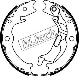 Fri.Tech. 1027.007 - Комплект тормозов, ручник, парковка autosila-amz.com