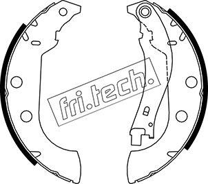 Fri.Tech. 1079.190 - Комплект тормозных колодок, барабанные autosila-amz.com