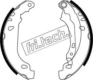 Fri.Tech. 1079.191 - Комплект тормозных колодок, барабанные autosila-amz.com