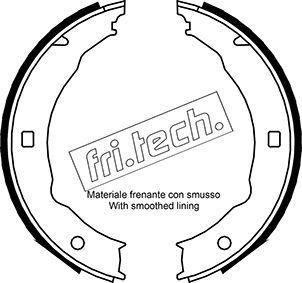 Fri.Tech. 1079.193 - Комплект тормозов, ручник, парковка autosila-amz.com