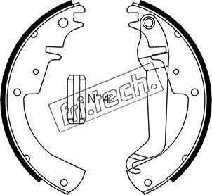 Fri.Tech. 1073.174 - Комплект тормозных колодок, барабанные autosila-amz.com