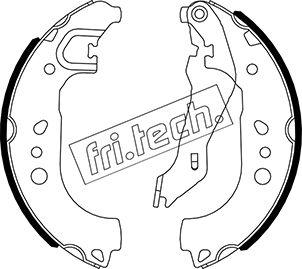 Fri.Tech. 1106.220 - Комплект тормозных колодок, барабанные autosila-amz.com