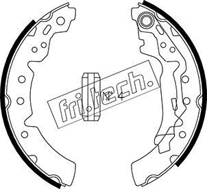 Fri.Tech. 1115.302 - Комплект тормозных колодок, барабанные autosila-amz.com