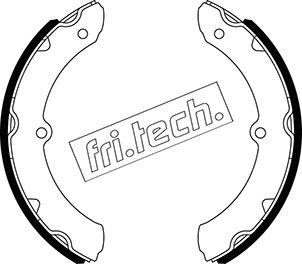 Fri.Tech. 1115.333 - Комплект тормозных колодок, барабанные autosila-amz.com
