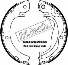 Fri.Tech. 1115.325 - Комплект тормозов, ручник, парковка autosila-amz.com