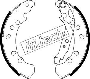 Fri.Tech. 1115.326 - Комплект тормозных колодок, барабанные autosila-amz.com