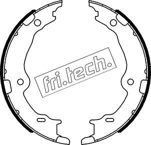 Fri.Tech. 1115.327 - Комплект тормозов, ручник, парковка autosila-amz.com