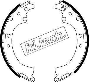 Fri.Tech. 1115.299 - Комплект тормозных колодок, барабанные autosila-amz.com