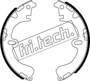 Fri.Tech. 1115.290 - Комплект тормозных колодок, барабанные autosila-amz.com