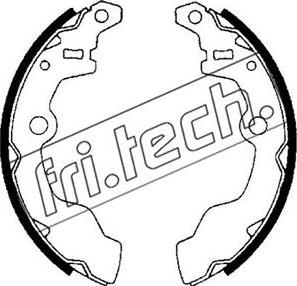 Fri.Tech. 1110.327 - Комплект тормозных колодок, барабанные autosila-amz.com