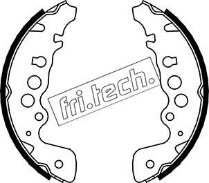 Fri.Tech. 1111.243 - Комплект тормозных колодок, барабанные autosila-amz.com