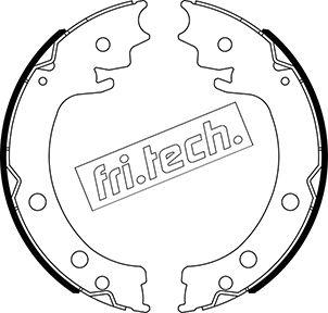 Fri.Tech. 1111.253 - Комплект тормозов, ручник, парковка autosila-amz.com