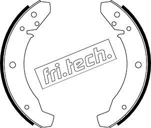Fri.Tech. 1124.247 - Комплект тормозных колодок, барабанные autosila-amz.com