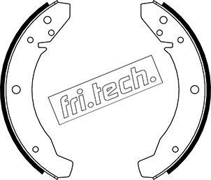 Fri.Tech. 1124.250 - Комплект тормозных колодок, барабанные autosila-amz.com