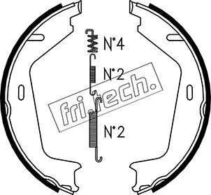 Fri.Tech. 1127.273K - Комплект тормозов, ручник, парковка autosila-amz.com