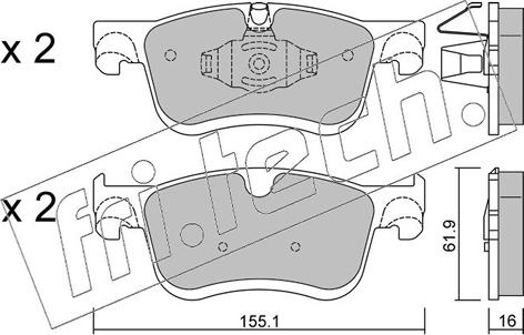 Fri.Tech. 1349.0 - Тормозные колодки, дисковые, комплект autosila-amz.com