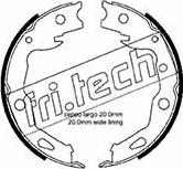 Fri.Tech. 1253.666 - Комплект тормозов, ручник, парковка autosila-amz.com
