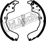 Fri.Tech. 1253.708 - Комплект тормозных колодок, барабанные autosila-amz.com